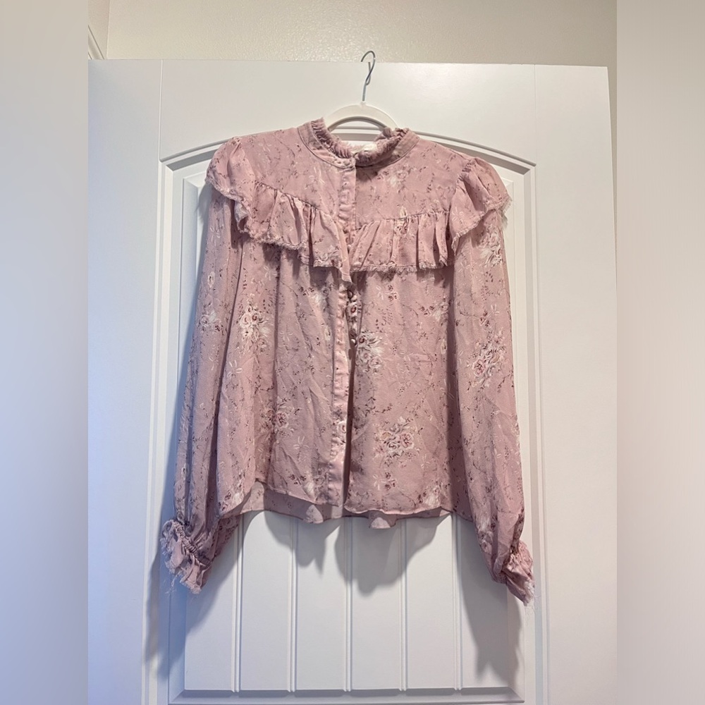LoveShackFancy blouse